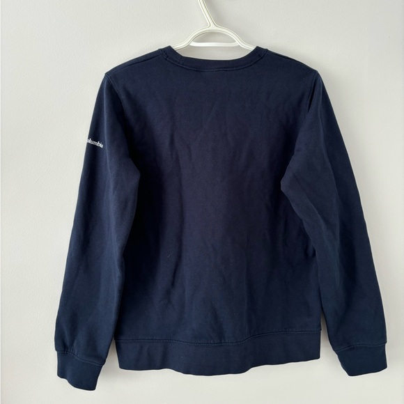 COLUMBIA- Dark Blue fitted crewneck - Picture 2 of 3